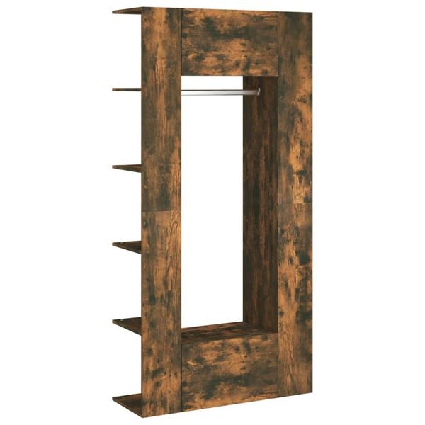 Syfax™ Mobili Da Corridoio 2 Pz Rovere Fumo In Legno Multistrato-image