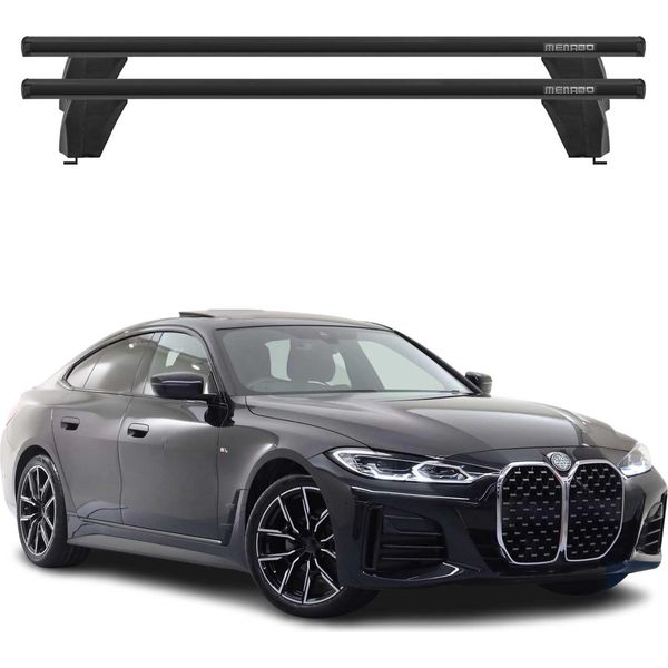 Portapacchi Menabo Per Bmw Serie 4 G26 Gran Coupé 2020-25 Abe Alluminio Nero-image