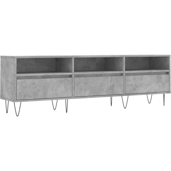 Syfax™ Mobile Tv Grigio Cemento 150X30X44,5 Cm Legno Multistrato-image