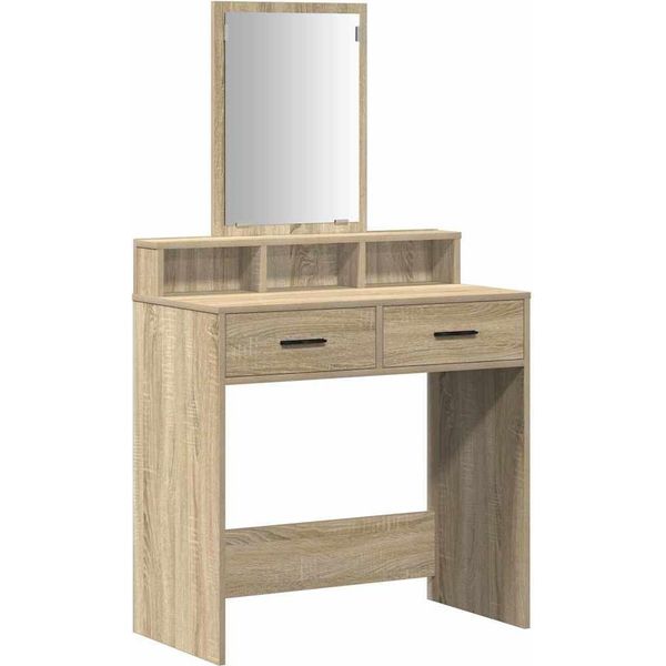 Syfax™ Tavolo Da Trucco Con Cassetto Rovere Sonoma 79 X 41 X 140 Cm-image