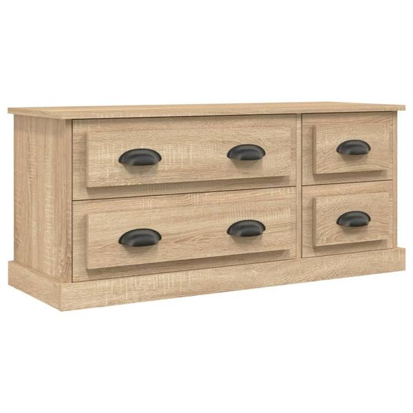 Syfax™ Mobile Per Tv Rovere Sonoma 100X35,5X45 Cm In Legno Multistrato-image