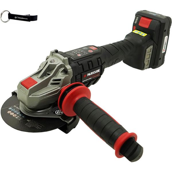 Parkside Performance® Smerigliatrice Angolare A Batteria 20 V / Incl. Batteria Smart (4 Ah) E Caricabatteria (4,5 A)-image