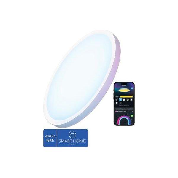 Govee Smart Led Plafoniera 24W 2400 Lm 2700 K + Rgbw / Rgbic Cambio Colore Ø 30,5 Cm Bianco - Compatibile Con Smart Home Di Hornbach-image