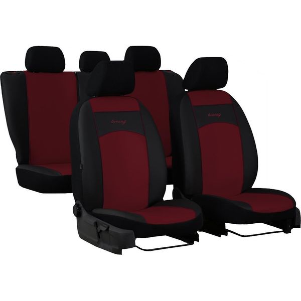 Coprisedili Auto Coprisedili Auto Universali Per Hyundai Sonata Iii Set Rosso Scuro-image