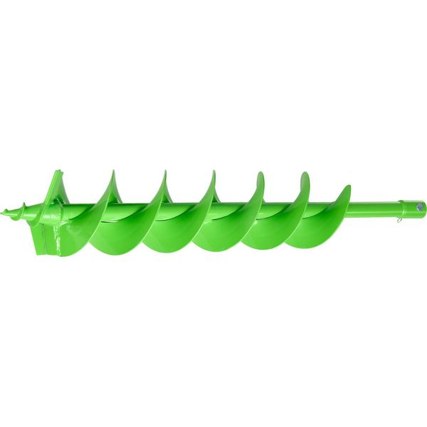 Succebuy Coclea Di Terra Per Macchina Perforatrice, Coclea Per Pali Ø 15X80 Cm, Adatta Per Punte Con Diametro Interno Di 20 Mm, Coclea Di Terra, Coclea Da Giardino, Punte Per Pali, Recinzioni E Lavori In Giardino-image