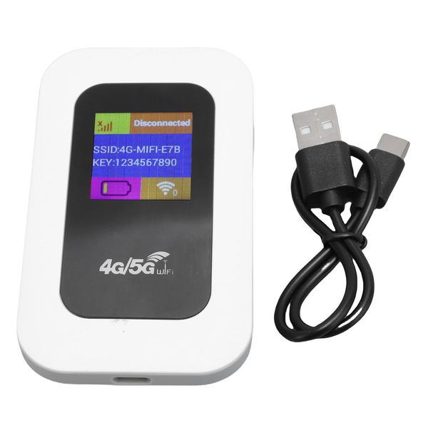 Dispositivo Hotspot Wlan Da 300 Mbit/S, Dispositivo Tascabile 4G Ad Alta Velocità Per I Viaggi E Il Campeggio-image