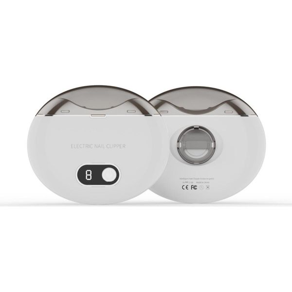 Inf Lima E Tagliaunghie Elettrica Multifunzione Con Display Lcd - Cura Sicura Bianco-image