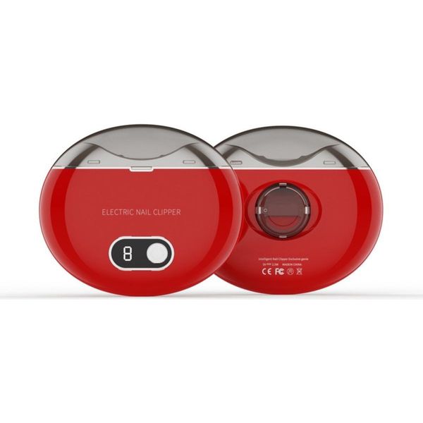 Inf Lima E Tagliaunghie Elettrica Multifunzione Con Display Lcd - Cura Sicura Rosso-image
