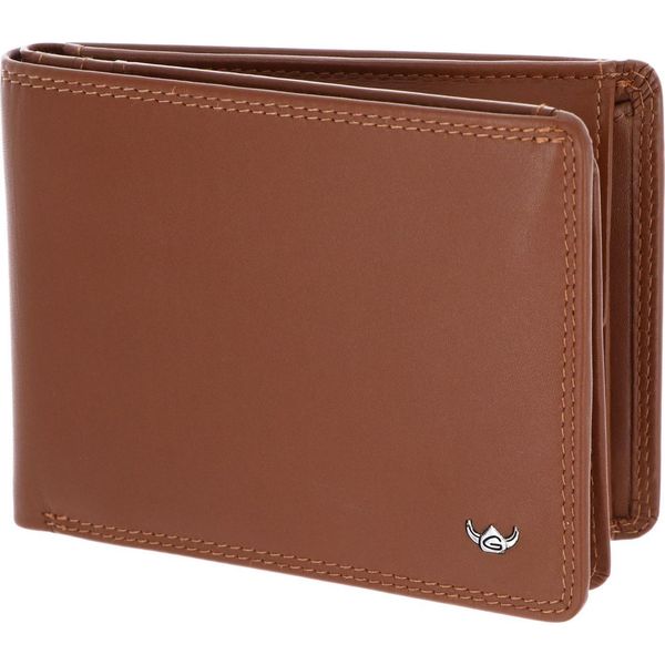 Golden Head Pelle Portafoglio Polo Rfid Protect Scheintasche Mit Geheimfach 1159 Cognac Marrone-image