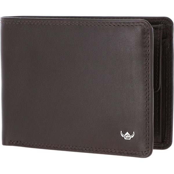 Golden Head Pelle Portafoglio Polo Rfid Protect Scheintasche 1339 Dunkelbraun Marrone Scuro-image