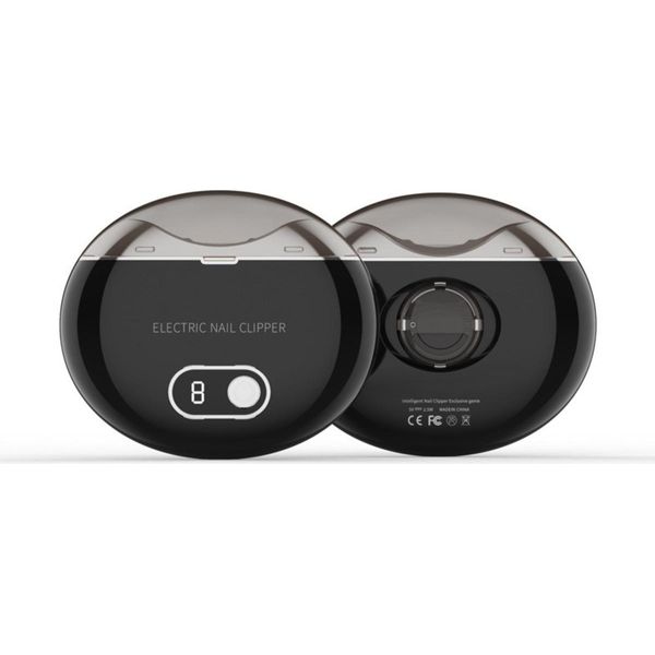 Inf Lima E Tagliaunghie Elettrica Multifunzione Con Display Lcd - Cura Sicura Nero-image