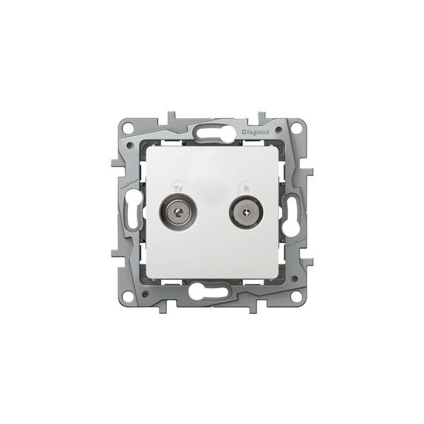 Legrand Legr Niloe Radio Tv 664561 Presa Passante 14Db Senza Pinze Spartitraffico-image