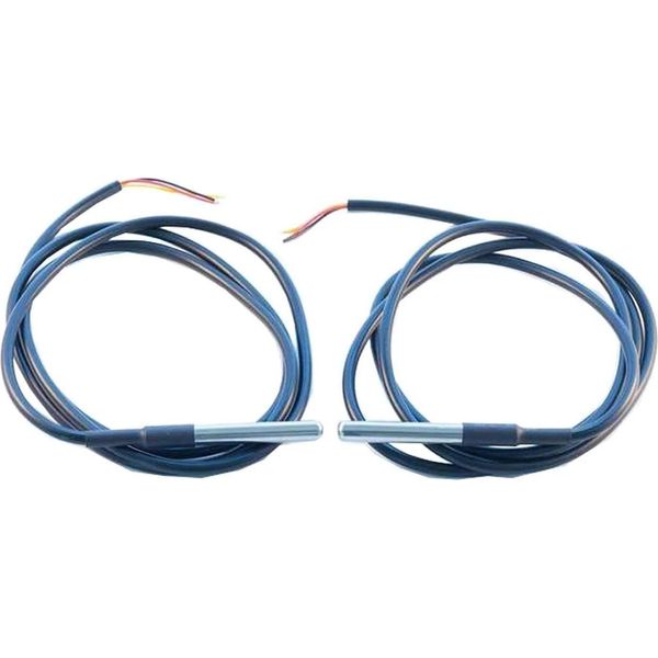 Az-Delivery Sensori Cavo Da 1M DS18B20 Sensore Digitale Di Temperatura In Acciaio Inox Sensore Di Temperatura, Impermeabile Compatibile Con Arduino E Raspberry Pi, 2X Cavo-image
