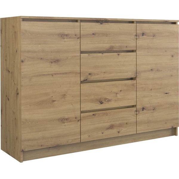 Cassettiera Larga Combinata Elbe - Rovere Artisan-image