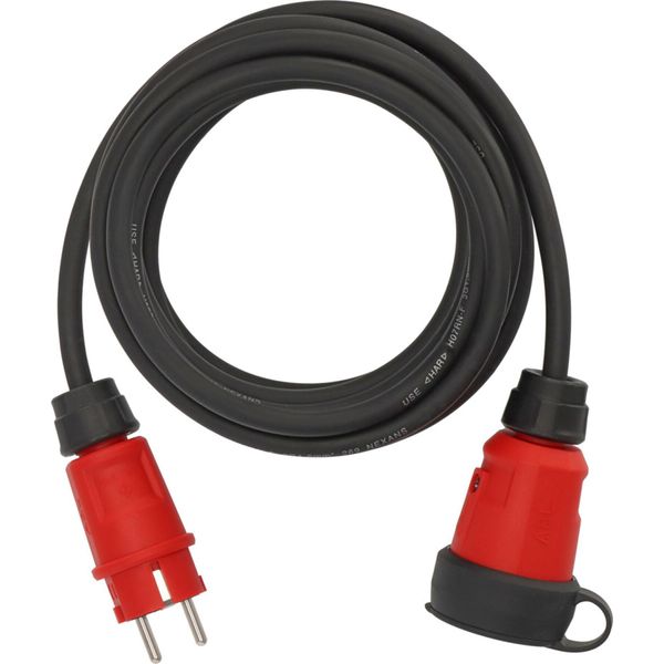 Brennenstuhl Cavo Di Prolunga Professionale Vn 1110 IP44, 5 M Nero H07RN-F 3G1.5-image