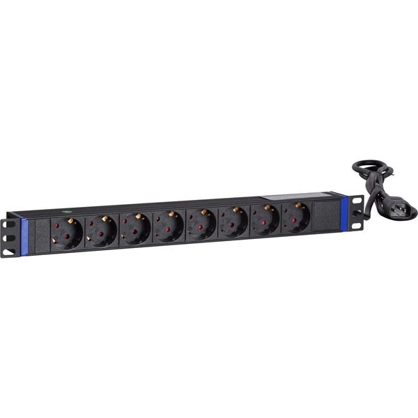 Dsit DS-8PDU-C14 Unità Di Distribuzione Dell'alimentazione (Pdu) 8 Prese Ca 1U Nero (DS-8PDU-C14)-image