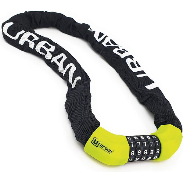 Urban Security Ur890 Lucchetto A Catena A Combinazione Giallo 100 Cm Giallo 100 Cm-image