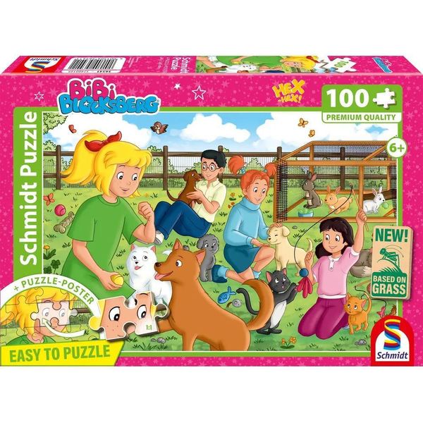 Puzzle Per Bambini Schmidt Spiele Da 100 Pezzi Bibi Blocksberg Casa Degli Animali 56541-image