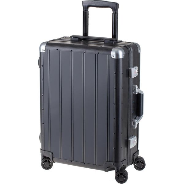 Alumaxx® 45171 Trolley Da Viaggio Orbit - 40 X 55 X 20 Cm, Alluminio, Nero Opaco-image