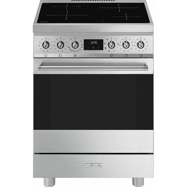 Smeg C6IMXM2 Cucina Cucina Freestanding Zona Elettrica Piano Cottura A Induzione Acciaio Inox A-image