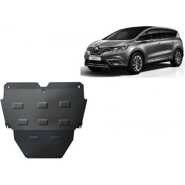 Protezione Antincastro In Acciaio Per Renault Espace V-image