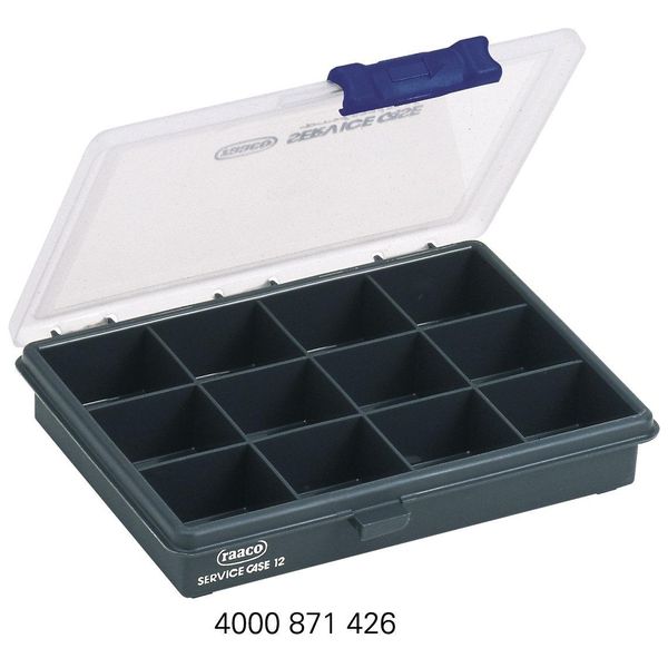 Raaco Assorter 6-12 Assortment Box (L X W X H) 143 X 175 X 32 Mm No. Of Compartments: 12 Fixed Compartments Content 1 Pc(S)-image
