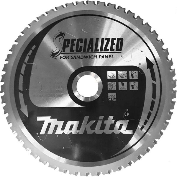 Lama Circolare Makita Per Pannelli Sandwich 235 X 30 Mm - 50 Denti-image