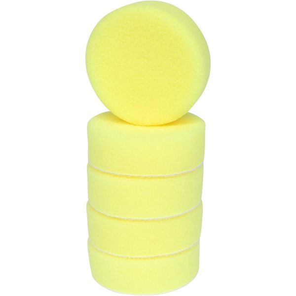 Ks Tools Tampone In Plastica Giallo Ø 85,0 Mm Confezione Da 5 Pezzi - 515.5122-image