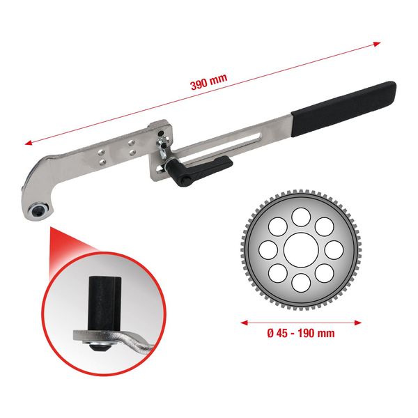 Ks Tools Attrezzo Di Bloccaggio Universale / Controdado Per Pignoni Dell'albero A Camme-image