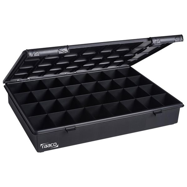 Esd Raaco Esd Assorter 4-32 Assortment Box (L X W X H) 338 X 260 X 57 Mm No. Of Compartments: 32 Fixed Compartments Content 1 Pc(S)-image