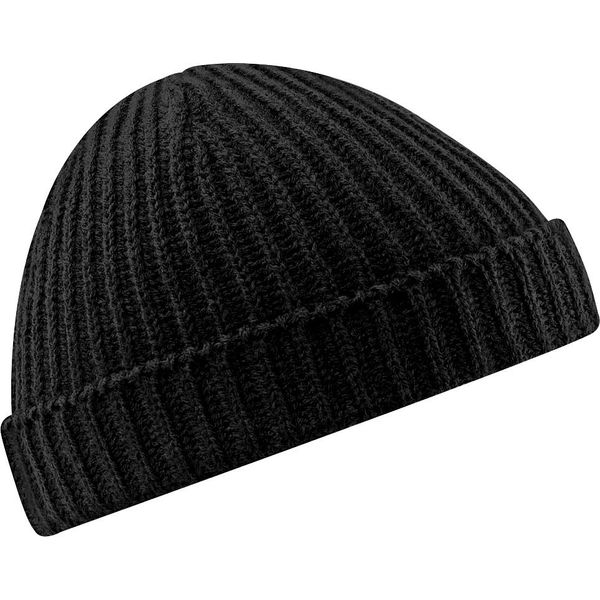 Beechfield Cappello Da Marinaio Retrò Unisex / Berretto Invernale RW246 (Taglia Unica) (Nero)-image