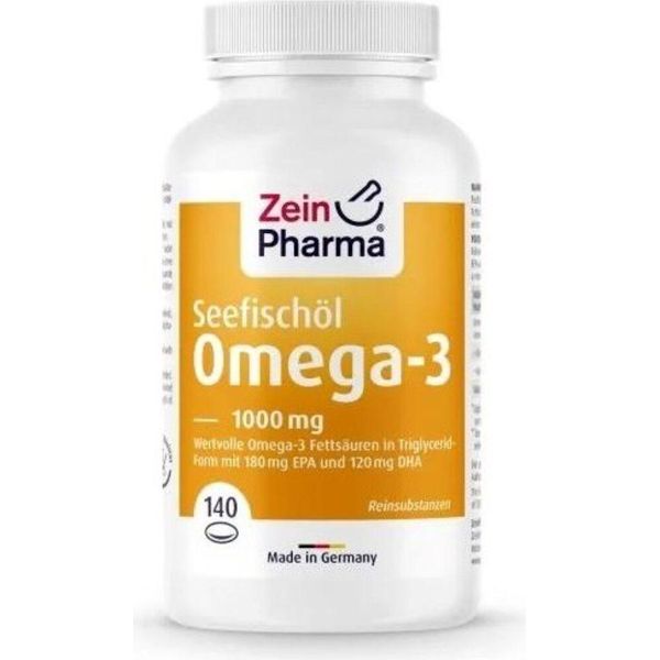 Zeinpharma Omega-3 Olio Di Pesce Marino 1000 Mg Capsule, 140 Capsule-image