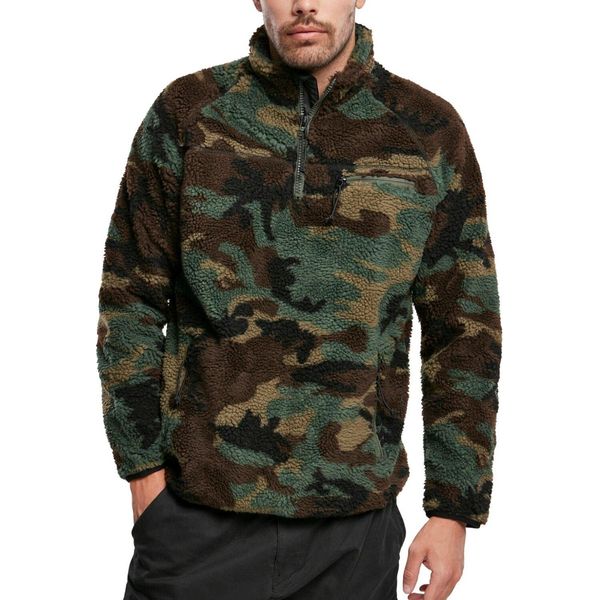 Brandit - Maglione Teddyfleece Troyer In Legno Camo - 4XL-image