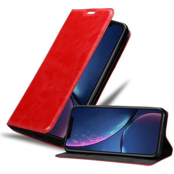 Cadorabo Custodia Per Apple Iphone 11 Custodia Protettiva In Rosso Custodia Per Cellulare Cover Chiusura Magnetica-image