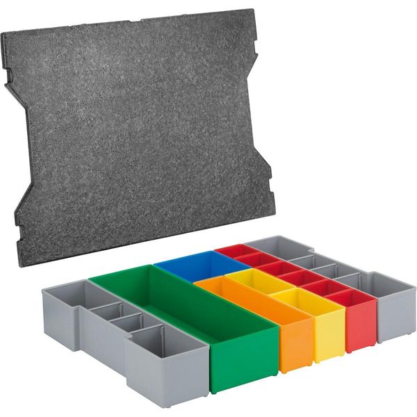 Bosch Professional 1 600 A01 6N8 Bosch Professional L-BOXX 102 Inset Box Set Werkzeugkasten 13-Teilig-image