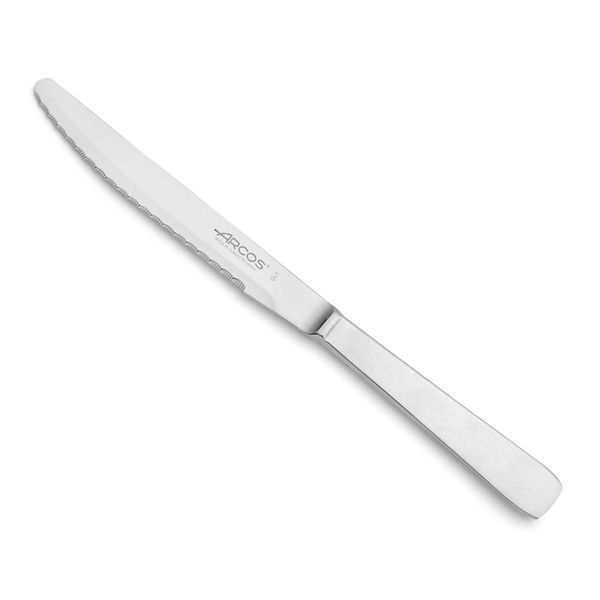 Coltello Da Tavola Arcos Per Tavolo 460400 Monoblocco In Acciaio Inox E Lama Da 12,5 Cm In Scatola-image