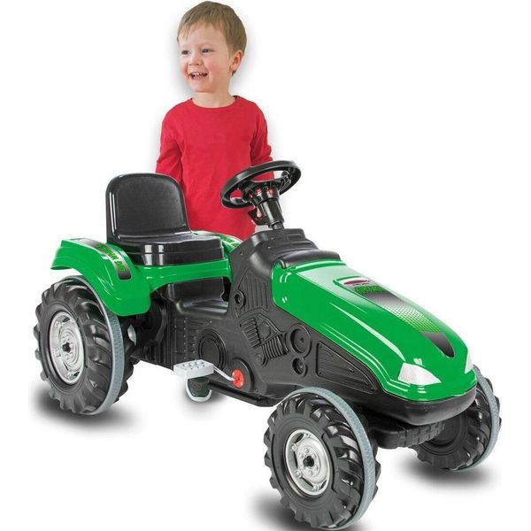 Trattore A Pedali Big Wheel Verde-image