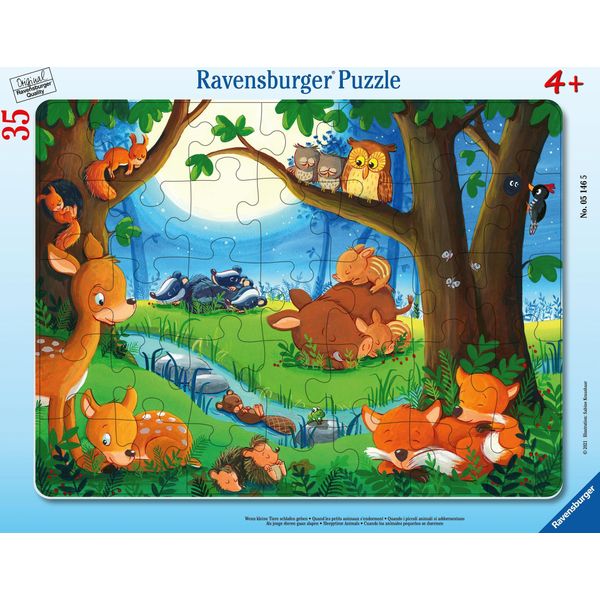 Quando Gli Animaletti Vanno A Dormire Ravensburger 05146-image