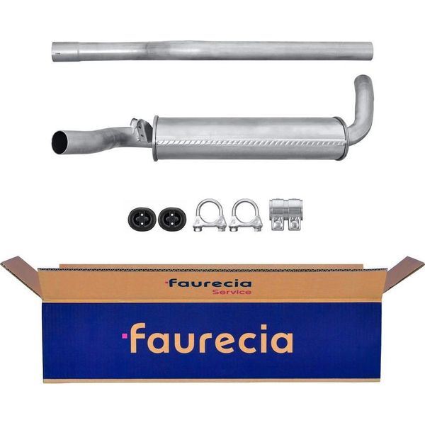 Silenziatore Centrale Di Scarico Faurecia Kit Easy2Fit Per Audi 80 E Altri-image