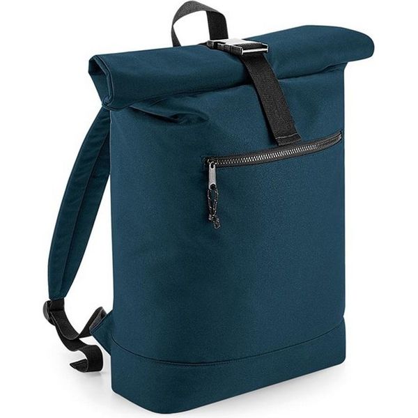 Bagbase - Zaino, Con Parte Superiore Arrotolata, Riciclato RW7779 (Taglia Unica) (Petrol)-image