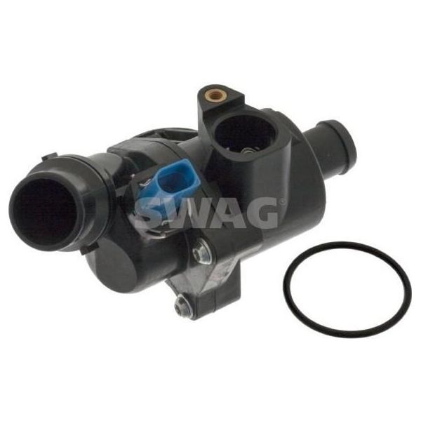 Swag Alloggiamento Termostato Alloggiamento Regolatore Refrigerante 30 10 0313 Per Vw Passat Variant (3B6)-image