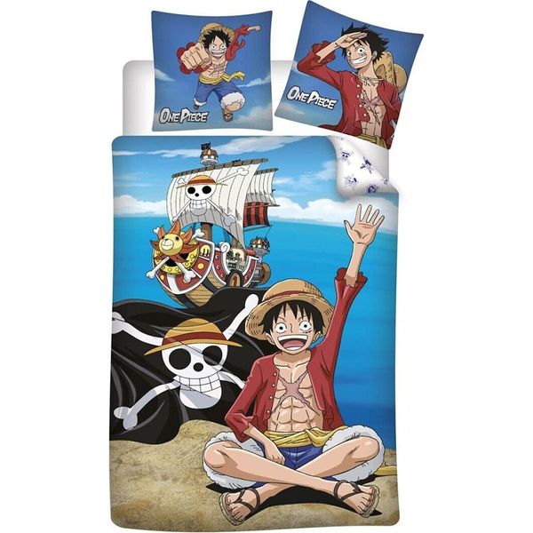 One Piece BettwäSche-Set 100% Baumwolle, Bettbezug 140 X 200 Cm Kissenbezug 65 X 75 Cm-image