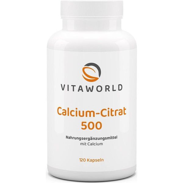 Vitaworld Calcio-Citrato 500 Capsule, 120 Capsule-image