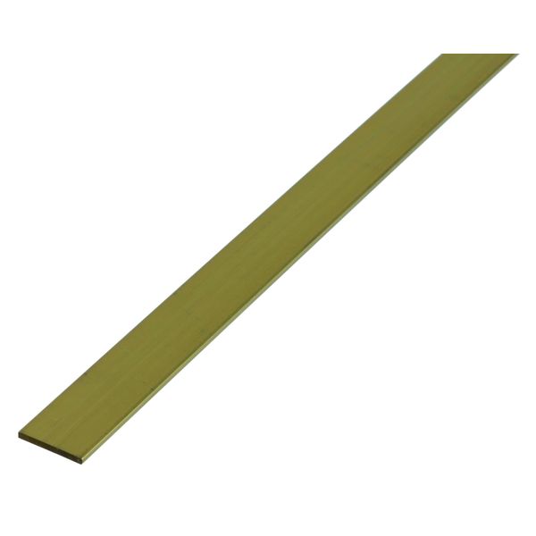 Alberts 497644 Barra Piatta, Ottone, 1000 X 10 X 2 Mm, Set Da 2-image