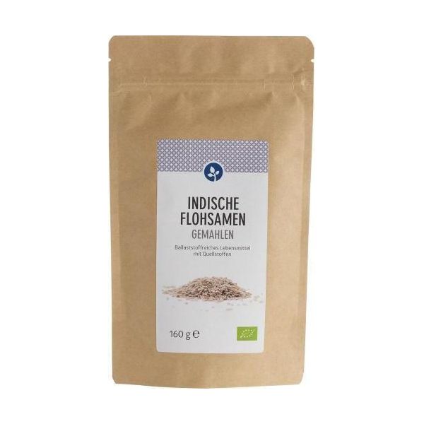 Semi Di Psillio Macinati Indiani In Polvere Biologica 160 G-image