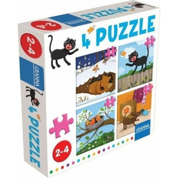 Granna Puzzle Con Gioco Del Gatto 00406 Granna-image