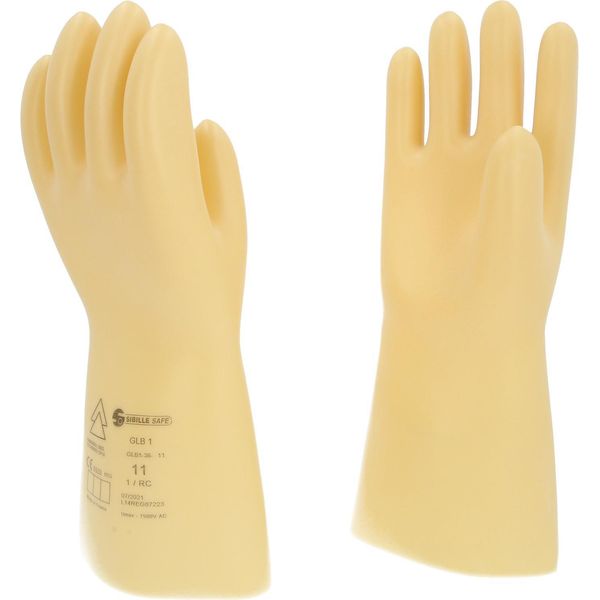 Ks Tools Guanto Di Protezione Per Elettricisti Con Isolamento Protettivo Taglia 11 Classe 1 Bianco - 117.0055-image