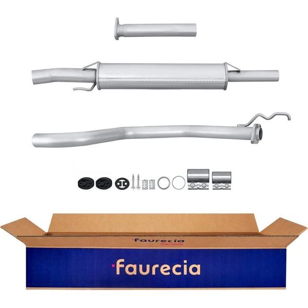 Silenziatore Centrale Faurecia Kit Easy2Fit Per Es. Honda Civic Vi Fastback-image
