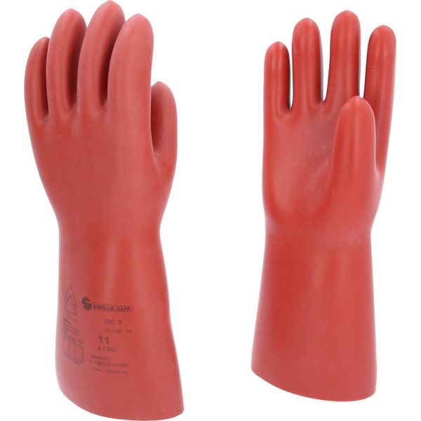 Ks Tools Guanto Di Protezione Per Elettricisti Con Protezione Meccanica Taglia 11 Classe 3 Rosso - 117.0079-image