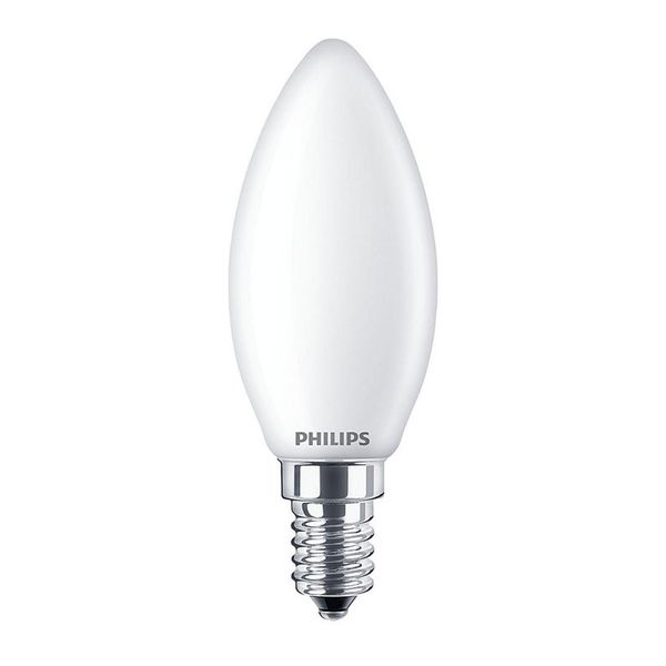 Philips Corepro Filamento Opaco Candela Led E14 6,5W 806Lm Bianco Caldo 2700K Come 60W 8719514347502-image